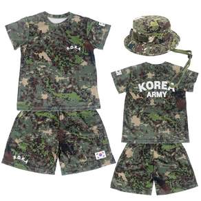 로카 키즈 정글모자 반팔 반바지 긴팔 긴바지 여름방학 세트