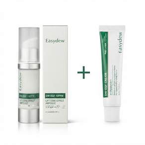 대웅제약 이지듀 리프트 EGF 10코어 이펙트 앰플 15ml+EGF크림 40ml/최신상/한가인