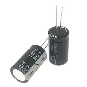 400v100uf 18x30mm 알루미늄 전해 콘덴서 400v 100uf 100mf400v 100MFD400v 400vdc 400wv 100mf 100MFD 120uf 150uf