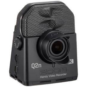 ZOOM Q2n-4K 4K HD USB 줌 핸디 비디오 레코더 블랙 고해상도 음질 화질 손바닥