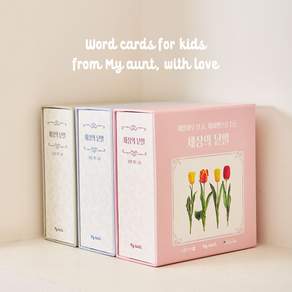 마이앤트 세이펜 호환 세밀화 단어카드 세상의 낱말 아기 유아 한글 영어