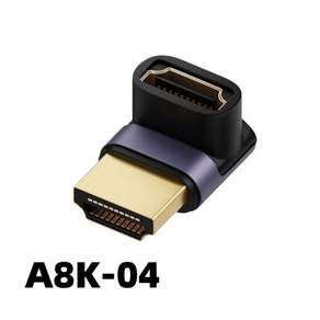 2.1 버전 수-암 UHD 8K HDMI 호환 어댑터 커넥터 직각 수 암컷 컨버터 커넥터