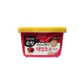 해찬들 100% 태양초 우리쌀 고추장 500g 2개