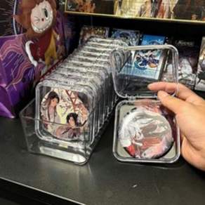 캔뱃지 케이스 투명 아크릴 다용도 수납함 세트 포토카드 뱃지 네일도구 비즈 액세서리 정리함