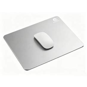 BuddhiGear 고급 알루미늄 하드 마우스패드 방수 고속 정밀 노트북 마우스패드 220*180MM