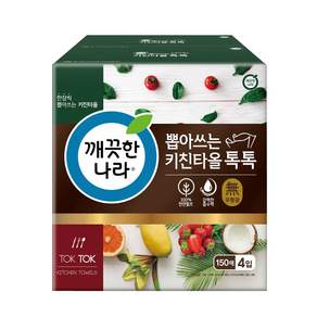 깨끗한나라 톡톡 뽑아쓰는 천연펄프 키친타올