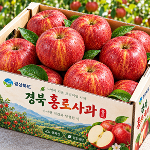[당일수확배송] 고당도선별 햇 홍로 사과