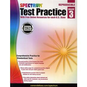 Test Practice Grade 3: With Free Online Resources for Each U.s. State