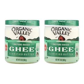 올가닉 밸리 기 버터 Organic Valley Ghee Clarified Butter 368g 2개