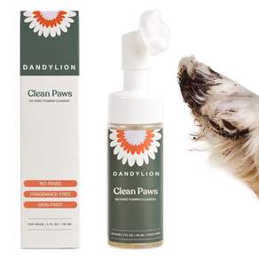 Clean Paws 강아지 발바닥 클리너 리필 폼 세척기 295.7ml