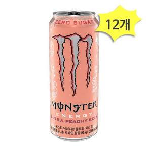 몬스터 에너지 울트라 피치 킨 500ml x 12개