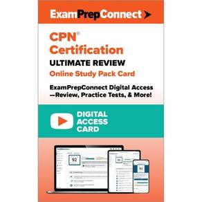 CPN� 자격증 최종 복습 온라인 학습팩디지털 액세스 카드 ExamPrepConnect 디지털 모의고사 등 다양한 기능을 제공합니다