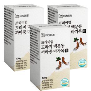 더건강드림 프리미엄 국내산 맥문동 도라지 까마중 마가목 환