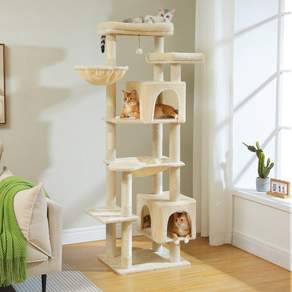 PAWZ Road 8단 대형 고양이 천 캣타워 175CM 튼튼한 cat tower 큰 사이즈 숨숨집+ 해먹+ 스크래쳐 기둥
