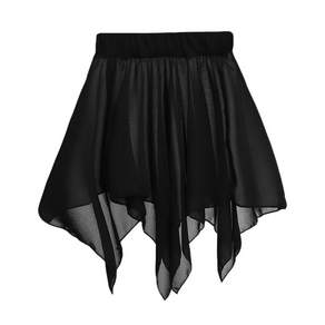 쉬폰 힙 스카프 발레 라인댄스 랩 커버 스커트