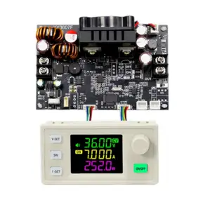 XY3607F DC DC 벅 부스트 컨버터 0-36V 7A 252W 전원 모듈 가변 전압 레귤레이터 규제 실험실 전원 공급 장
