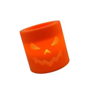 Halloween Pumpkin Head Night Light LED Flameless Candle Decoration Hanging Props