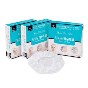 워크라인 일회용 라운드캡 100p