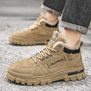 Modern Fashion 남자 빈티지 편한 방한 운동화 털 워킹화 W72