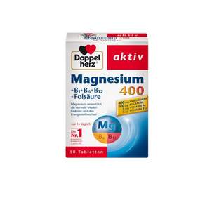 도펠헤르츠 액티브 마그네슘 400mg + 비타민 B1 B6 B12 엽산 600mcg 타블렛