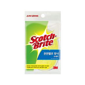 [3M]천연펄프 망사수세미(타원형)