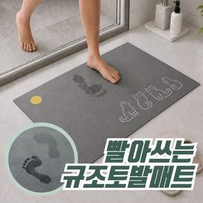 플랜젯 물기쏙 빨아쓰는 소프트 규조토 발매트