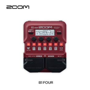 줌 Zoom B1 FOUR / B1X FOUR 베이스 멀티 이펙트 프로세서