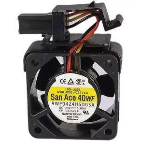 Sanace40WF 9WF0424H6D05A FANUC 시스템용 냉각 선풍기 선풍기 DC24V 0.08A 쿨러 선풍기 4020 40x40x20mm