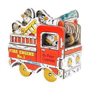영문 영어 유아 도서 Mini Wheels : Fire Engine No. 1 Board Book 2131818