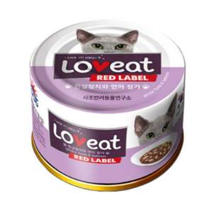 사조 러브잇 레드라벨 고양이 간식캔