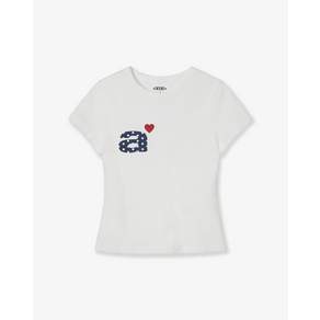 (국내배송정품) AEAE DOT SMALL LETTER TEE [WHITE] AE45SWTS013WHT 138570
