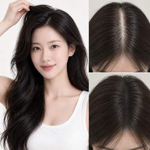 오비안 내추럴 풍성 볼륨 정수리 부분 가발