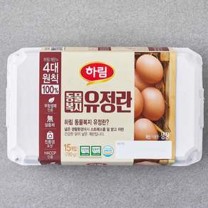 하림 동물복지 인증 새하얀 유정란 780g