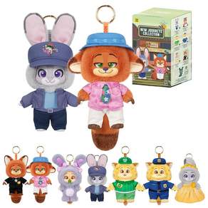 TOP TOY 디즈니(Disney) 주토피아 2 '새로운 여행' 봉제인형 시리즈 【1 개】 가챠 가챠 블라인드 박스