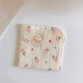 [리브나인] 도톰 2중코튼 크레이프 요루 가제 면 손수건 17종 (26X26cm) 2개 (택1)