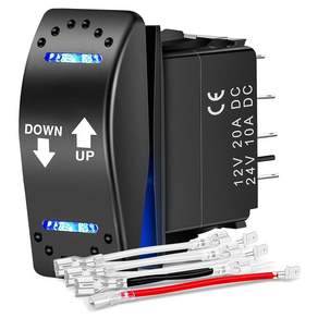 Nilight 나일라이트 DPDT 20A 7핀 모멘터리 로커 스위치 12V 24V