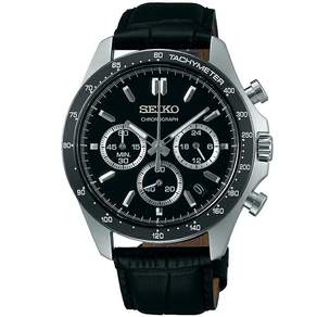 [SEIKO] 세이코 SBTR021 셀렉션 크로노그래프 남성용 시계 검정색