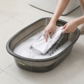 다비온 다기능 손빨래 빨래판 겸용 대야