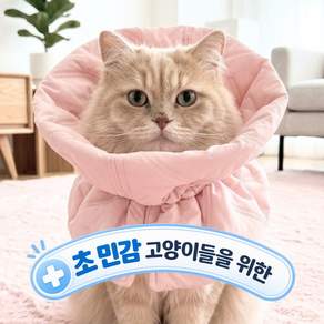 소풍일상 초경량 고급 라이트 패딩 고양이 넥카라 목카라 강아지 넥카라