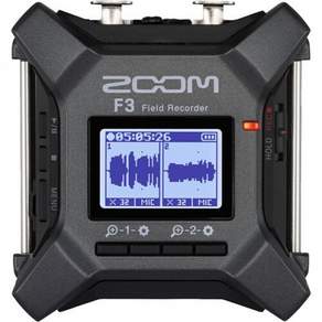 ZOOM 줌 F3 포터블 필드 레코더 2채널 32bit 플로트 녹음 [국내 정식 판매처]