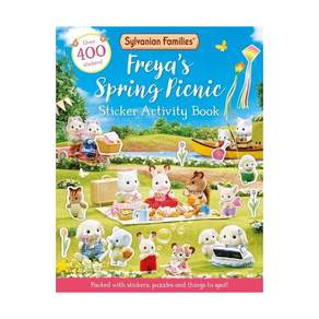 영문 유아도서Sylvanian Families: Freya's Spring Picnic Sticker Activity Book Paperback (영국판) Over 400 St
