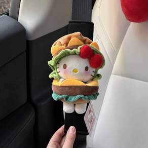햄버거 키티안전벨트커버 인형 귀여운 캐릭터 차량용품