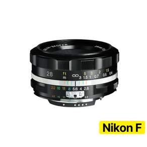 [10월 정품등록이벤트 5만 포인트 3년 보증] 보이그랜더 COLOR-SKOPAR 28mm F2.8 ASP SLIIS 니콘 F-mount 렌즈 Black