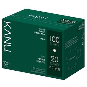 카누 디카페인 아메리카노 원두커피스틱 미니, 900mg, 120개입, 1개