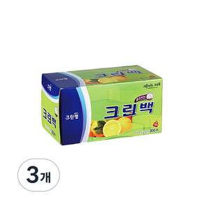 KR리빙 일회용 비닐팩 크린백 뽑아쓰는 대용량 비닐 미니 300매