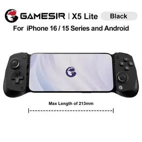 Gamesir X5 라이트 스마트폰 무선 게임패드, 블랙, 1개