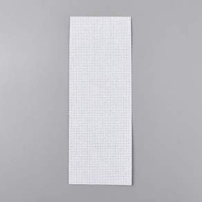 30개 흰색 직사각형 천 책갈피(190x70x0.7mm)