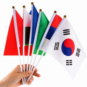 행사용 세계 국가 미니 국기 태극기 성조기 응원국기 전시 행사 응원 학교 운동회 장식용 깃발