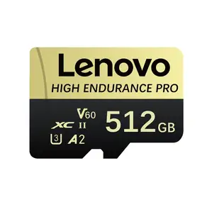 정품 레노버 1TB 고속 메모리 카드 512GB 256GB U3 V60 마이크로 SD 카드 TF 플래시 카드 (블랙박스/휴대폰/카메라용)