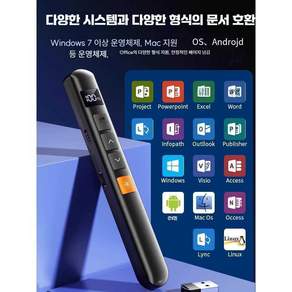별지시기 피피티리모컨 빔포인터 PPT 충전식 터닝 펜